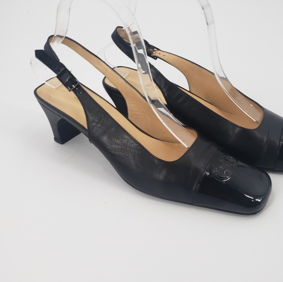 Salvatore Ferragamo black boutique kitten heel s 8 B - Picture 3 of 14